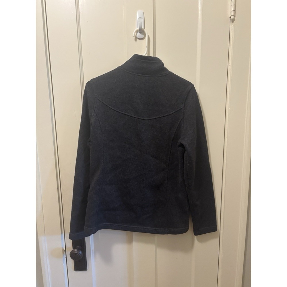 The North Face Fleece Sweater Womens Size Large L Grey Full Zip Outdoors - Picture 2 of 4
